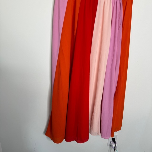 NWT Eloquii Striped Parachute Midi Dress 16 - Picture 9 of 11